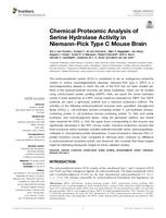 Chemical Proteomic Analysis of Serine Hydrolase Activity in Niemann-Pick Type C Mouse Brain