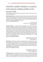 Scientific Mobility Indicators in Practice: International Mobility Profiles at the Country Level