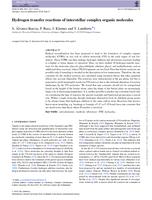 Hydrogen transfer reactions of interstellar Complex Organic Molecules