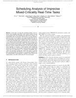 Scheduling Analysis of Imprecise Mixed-Criticality Real-Time Tasks