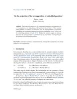 On the projection of the presupposition of embedded questions