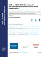 HOD on Ni(111): Ab Initio molecular dynamics prediction of molecular beam experiments