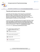 Trauma and trauma care in Europe