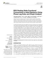 EEG resting state functional connectivity in adult dyslexics using phase lag index and graph analysis