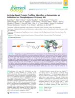 Activity-based protein profiling identifies α-ketoamides as inhibitors for Phospholipase A2 Group XVI