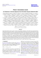 Planck intermediate results LIII. Detection of velocity dispersion from the kinetic Sunyaev-Zeldovich effect