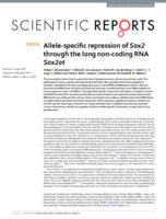 Allele-specific repression of Sox2 through the long non-coding RNA Sox2ot