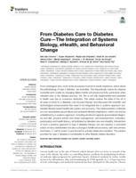 From diabetes care to diabetes cure - The integration of systems biology, ehealth and behavioural change