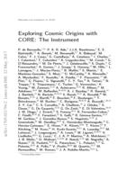 Exploring cosmic origins with CORE: The instrument