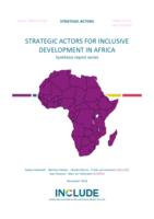 Strategic actors for inclusive development in Africa