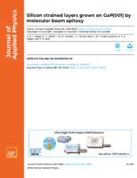 Silicon strained layers grown on GaP(001) by molecular beam epitaxy