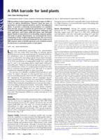 A DNA barcode for land plants