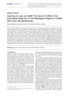 Learning to Look at LiDAR: The Use of R-CNN in the Automated Detection of Archaeological Objects in LiDAR Data from the Netherlands