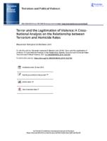 Terrorism and the Legitimation of Violence: A Cross-National Analysis on the Relationship between Terrorism and Homicide Rates