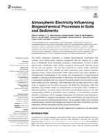 Atmospheric Electricity Influencing Biogeochemical Processes in Soils and Sediments