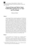 Weakened states and market giants: neoliberalism and democracy in Niger and West Bengal