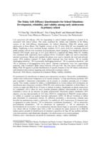 The Malay Self Efficacy Questionnaire For School Situations Development Reliability And Validity Among Early Adolescents In Primary School Scholarly Publications