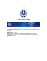 Dimensions of desistance : a qualitative longitudinal analysis of different dimensions of the desistance process among long-term prisoners in the Netherlands