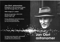 Jan Oort, astronomer : catalogue of an exhibition in Leiden University library, April 20 - May 27, 2000