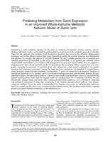 Predicting Metabolism from Gene Expression in an Improved Whole-Genome Metabolic Network Model of Danio rerio