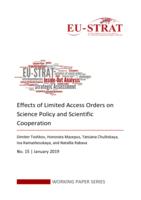 Effects of Limited Access Orders on Science Policy and Scientific Cooperation