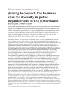 Aiming to connect: The business case for diversity in public organizations in The Netherlands