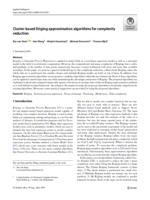 Cluster-based Kriging approximation algorithms for complexity reduction