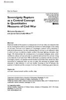 Sovereignty Rupture as a Central Concept in Quantitative Measures of Civil War