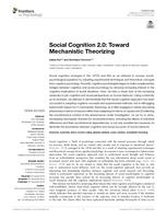 Social Cognition 2.0: Toward Mechanistic Theorizing