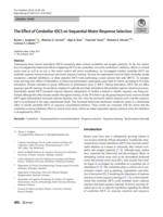 The effect of cerebellar tDCS on sequential motor response selection