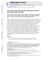 Discovering the Microbial Enzymes Driving Drug Toxicity with Activity-Based Protein Profiling