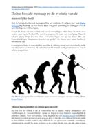 Duitse fossiele mensaap en de evolutie van de menselijke tred