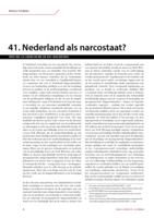 Nederland als narcostaat? (Redactioneel)