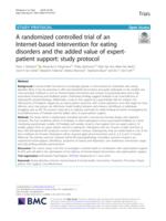 A randomized controlled trial of an Internet-based intervention for eating disorders and the added value of expert-patient support: study protocol