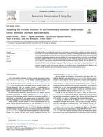 Modeling the circular economy in environmentally extended input-output tables: Methods, software and case study