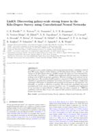 LinKS: discovering galaxy-scale strong lenses in the Kilo-Degree Survey using convolutional neural networks