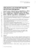 Active galactic nucleus selection in the AKARI NEP-Deep field with the fuzzy support vector machine algorithm