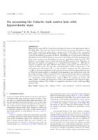 On measuring the Galactic dark matter halo with hypervelocity stars
