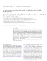 A low-frequency study of recently identified double-double radio galaxies