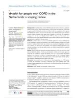 eHealth for people with COPD in the Netherlands: a scoping review