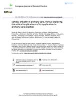 SERIES: eHealth in primary care. Part 2: Exploring the ethical implications of its application in primary care practice