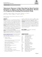 Tobramycin Clearance Is Best Described by Renal Function Estimates in Obese and Non-obese Individuals: Results of a Prospective Rich Sampling Pharmacokinetic Study