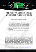 The Poet as a Lover: Oscar Wilde's 'The Garden of Eros'