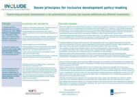 Seven principles for inclusive development policy-making