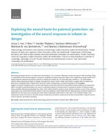 Exploring the neural basis for paternal protection: an investigation of the neural response to infants in danger