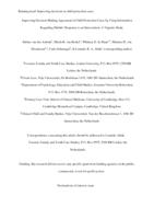 Improving decision-making agreement in child protection cases by using information regarding parents' response to an intervention: A vignette study