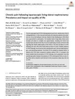 Chronic pain following laparoscopic living-donor nephrectomy: prevalence and impact on quality of life