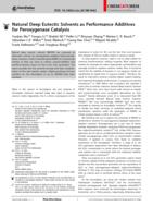 Natural deep eutectic solvents as performance additives for peroxygenase catalysis