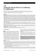 Antipruritic placebo effects by conditioning H1-antihistamine