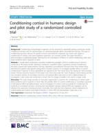 Conditioning cortisol in humans: Design and pilot study of a randomized controlled trial